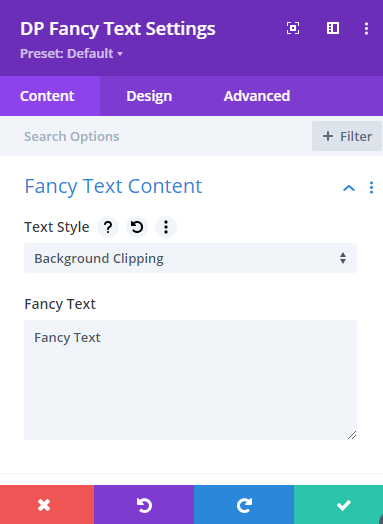 Fancy-text-Settings