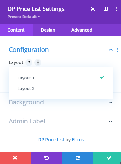 price-list-configuration