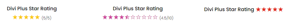 star-rating-divi