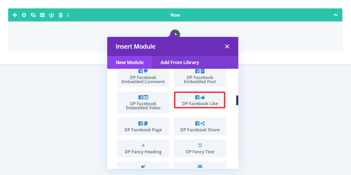 Facebook Like - Divi Extended Documentation