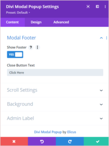 How to add control to close the Divi Modal Popup window - Divi Extended ...