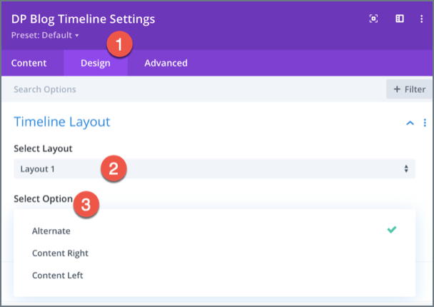 divi-blog-timeline-sub-layout-option