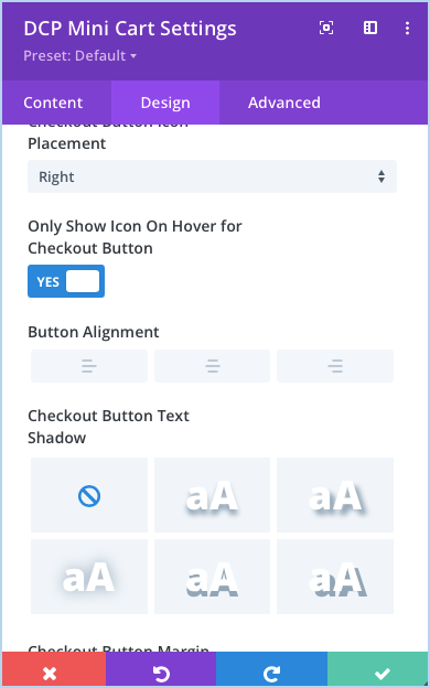 DCP Mini Cart - Divi Extended Documentation