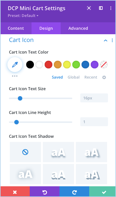 DCP Mini Cart - Divi Extended Documentation