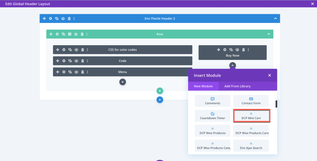 DCP Mini Cart - Divi Extended Documentation