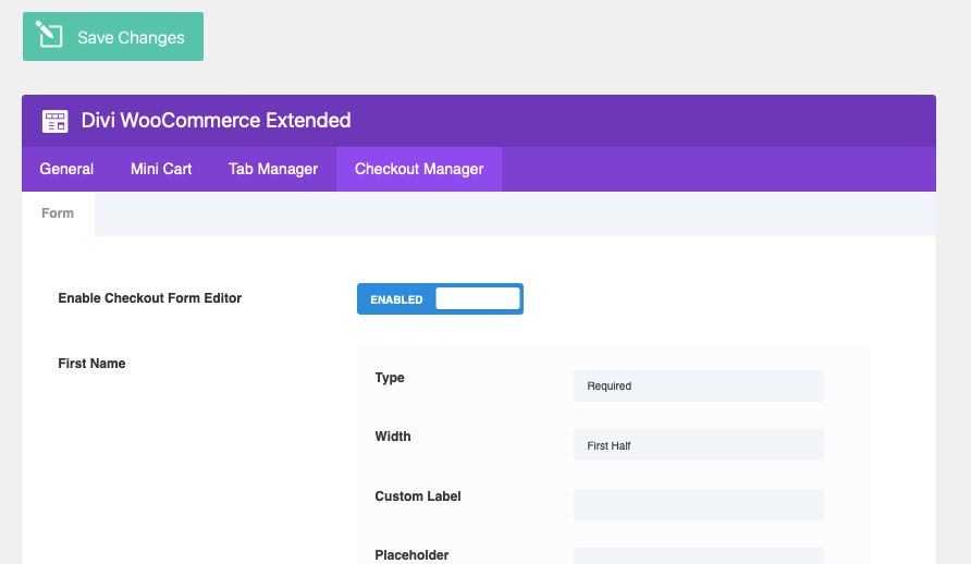 WooCommerce Checkout Manager - Divi Extended Documentation