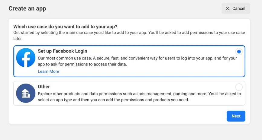 Documention  How to Get a Facebook App ID
