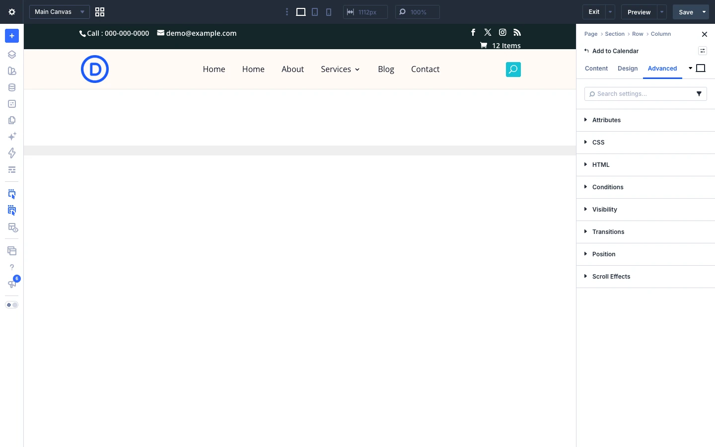 Add to Calendar Advanced tab