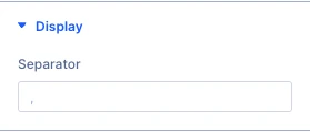 Event Organizer Display settings