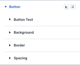 Event Register button design settings
