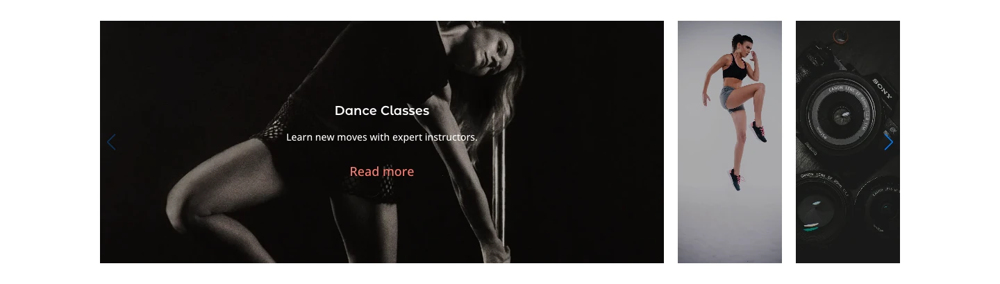 Accordion Slider module on the frontend