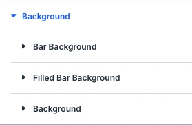 Bar Counter Background settings