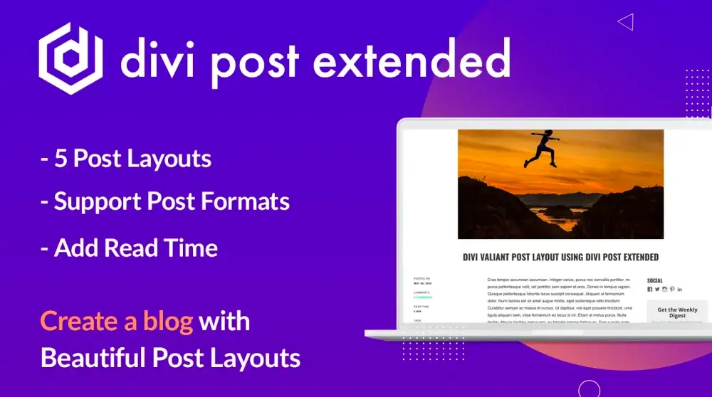 Divi Post Extended - Divi Post Layout Plugin for Stunning Blog Posts