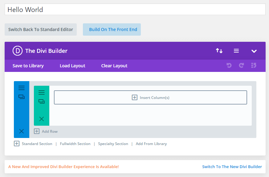 How to Enable Divi Classi Editor in Gutenberg