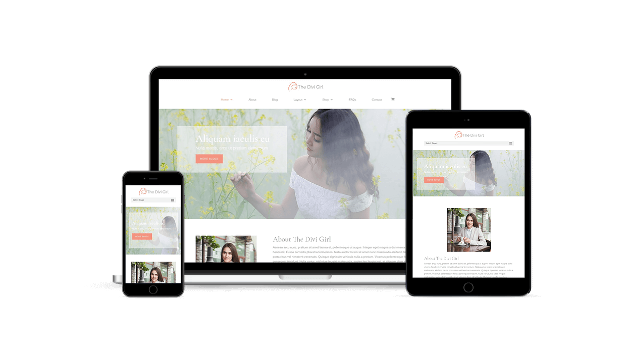 Feminine divi child themes