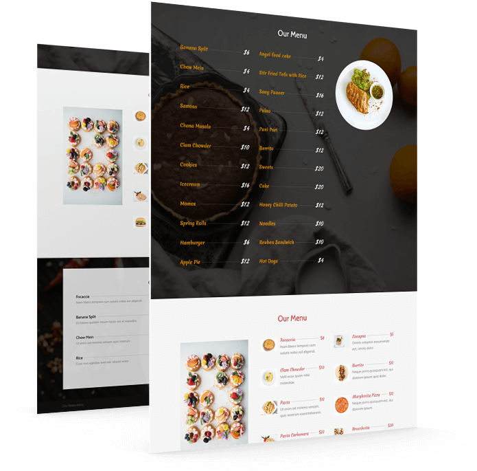 Divi restaurant menu plugin Divi restaurant menu plugin