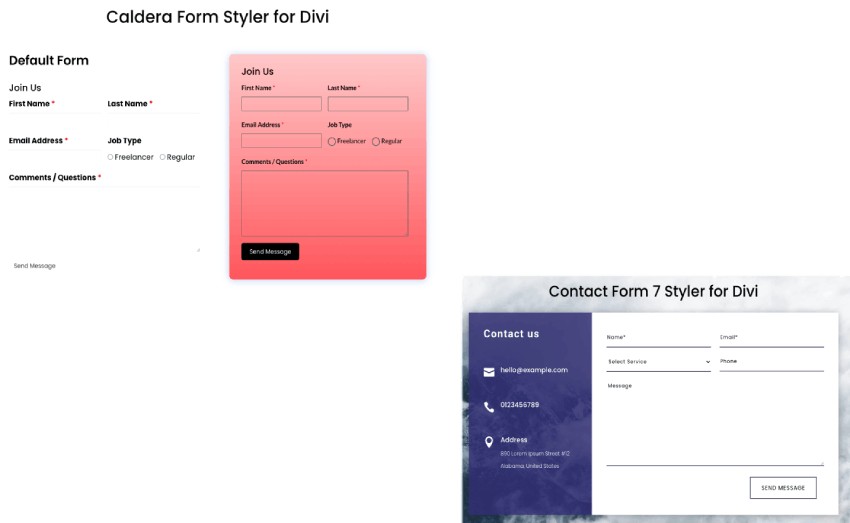 Form Styler module for Divi