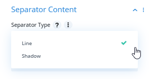 Divi divider Type 