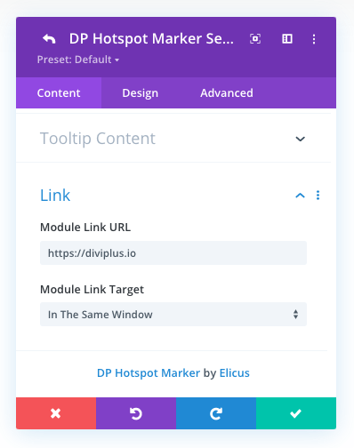 Image hotspot linking option