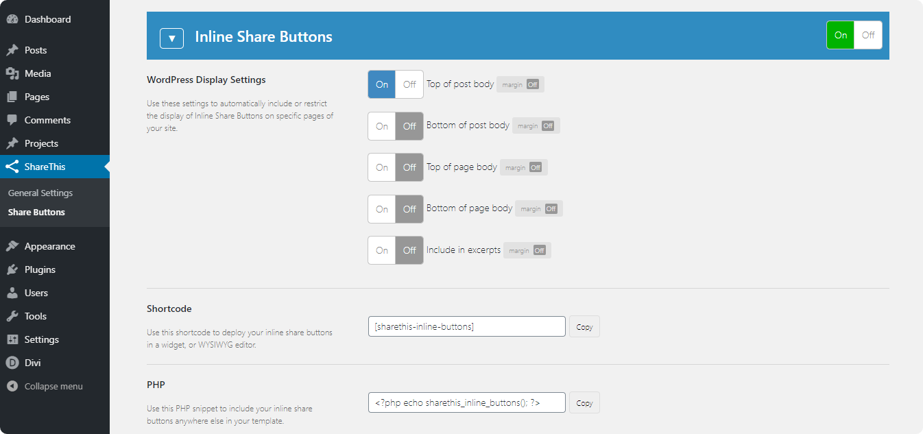 How to add WhatsApp to WordPress for posts sharing, step 4