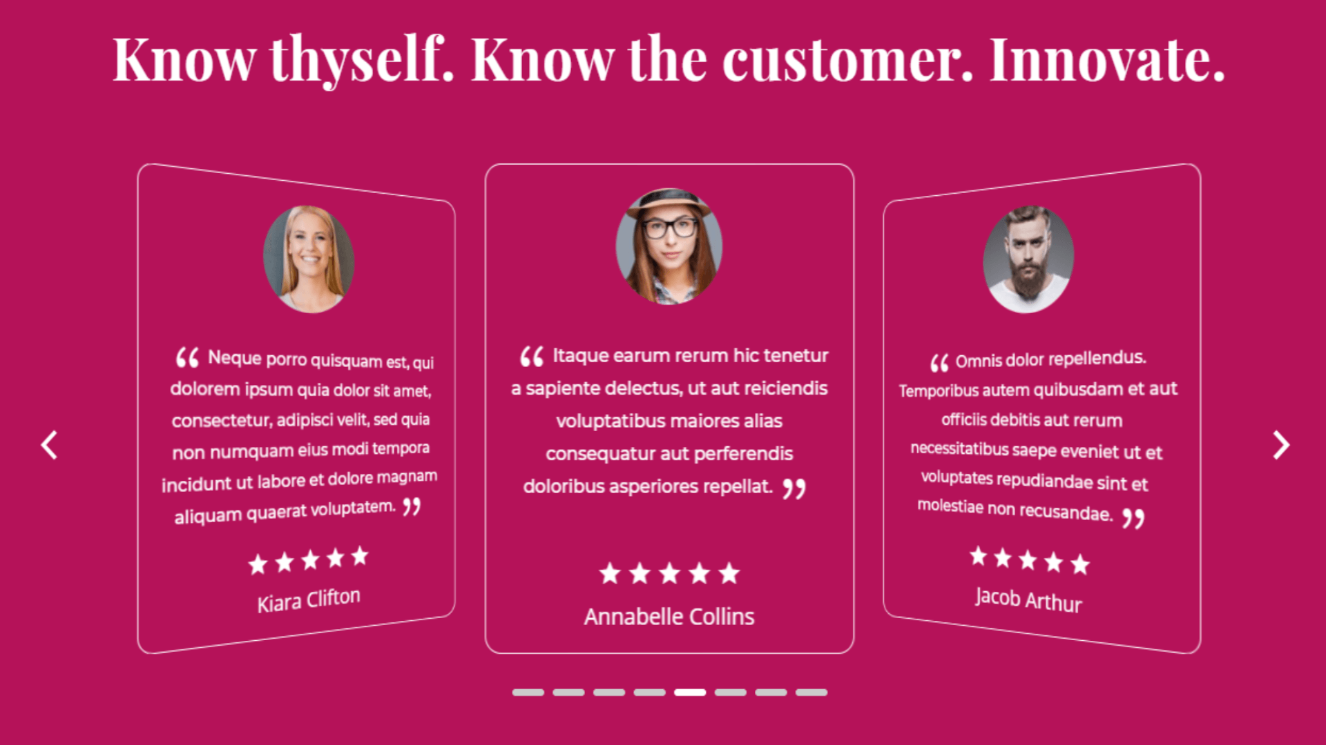 testimonials design