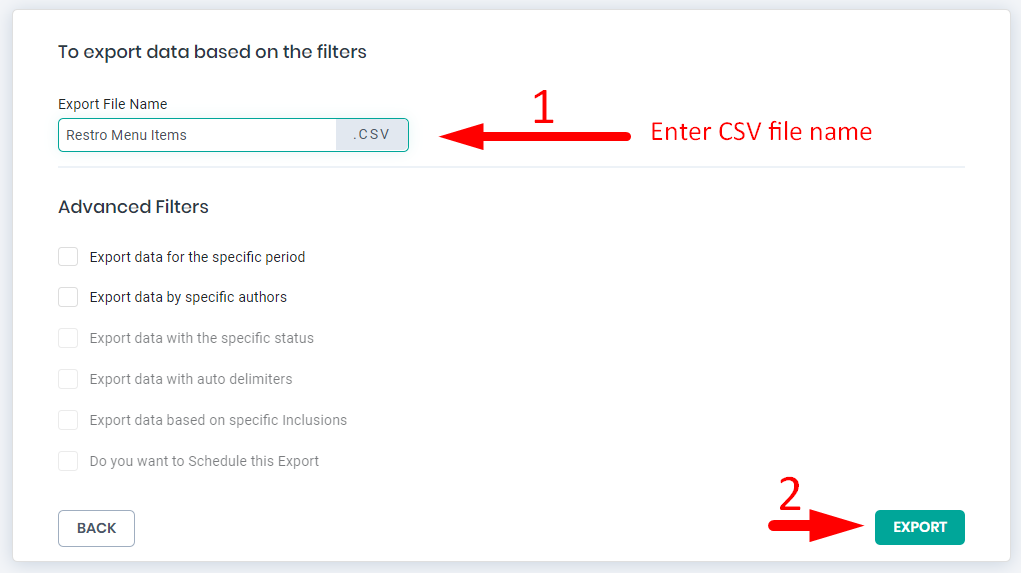 How to import menu items from CSV file to Divi Restro Menu plugin