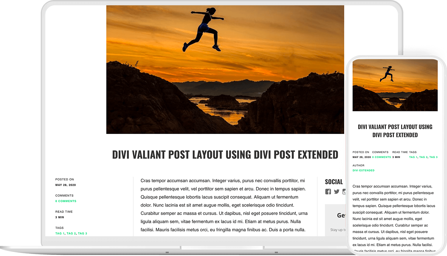 Divi Post Extended is a post layout plugin for Divi