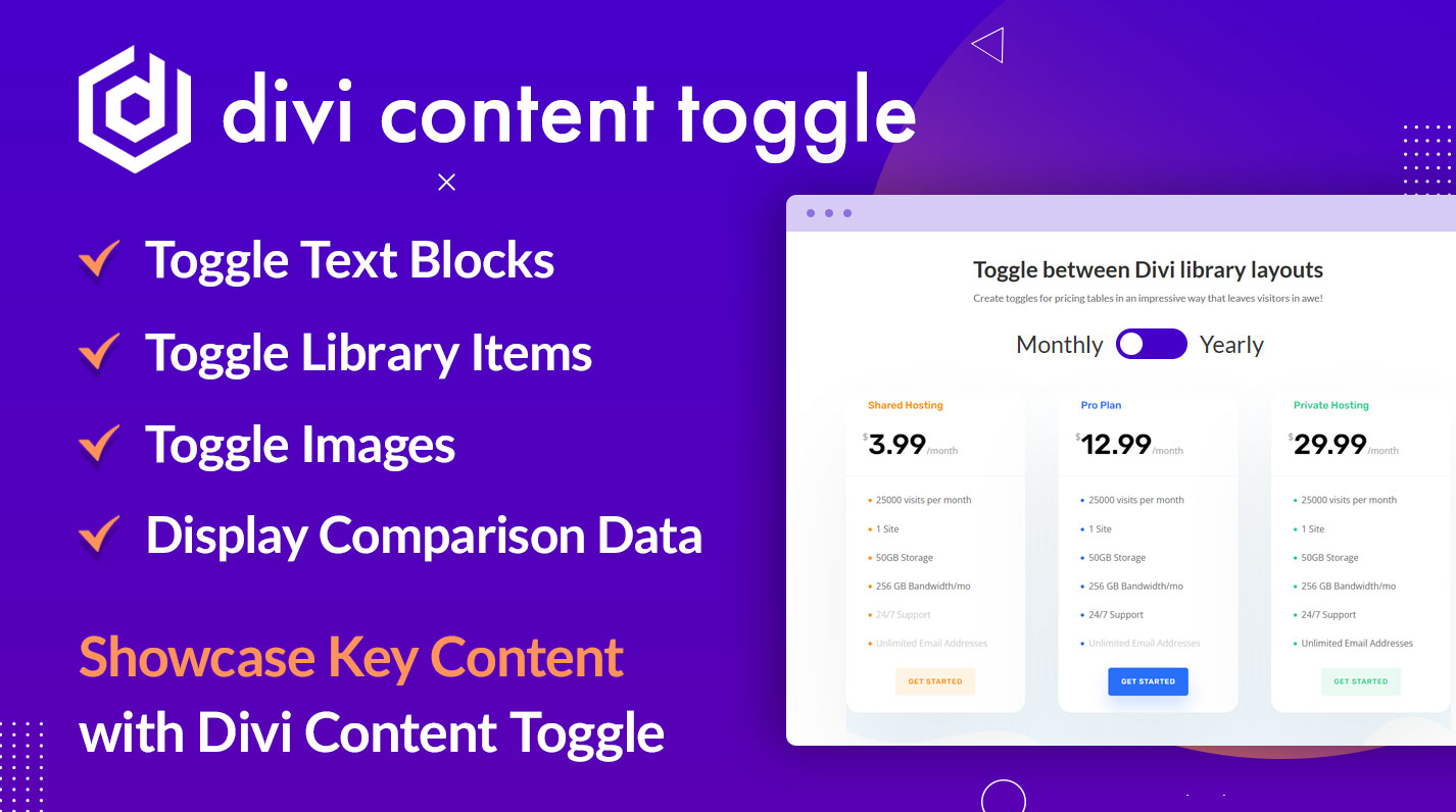 Divi Content Toggle plugin