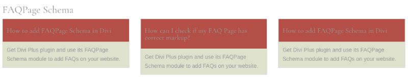 FAQ Page Schema background customizations