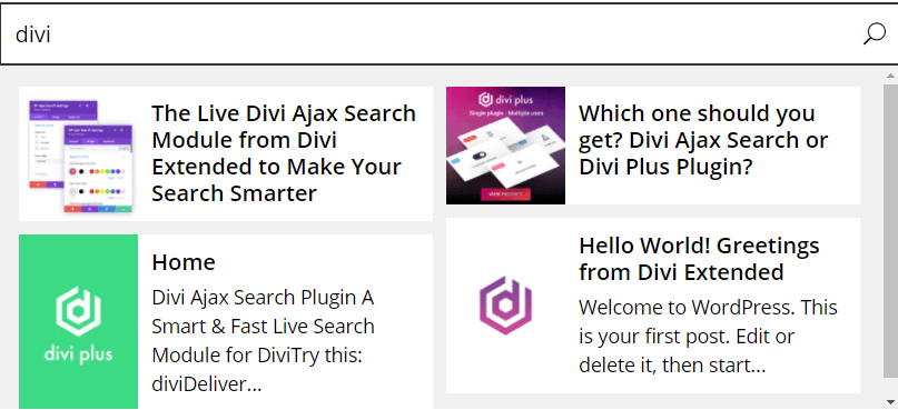 Ajax Search Plugin