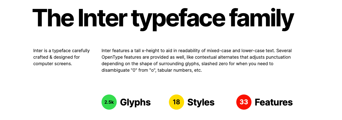 WordPress 5.3 Typeface Inter