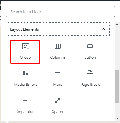 Gutenberg Group Column