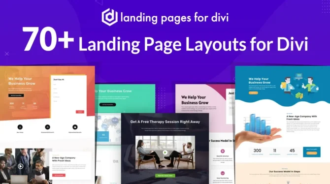 Landing Pages for Divi