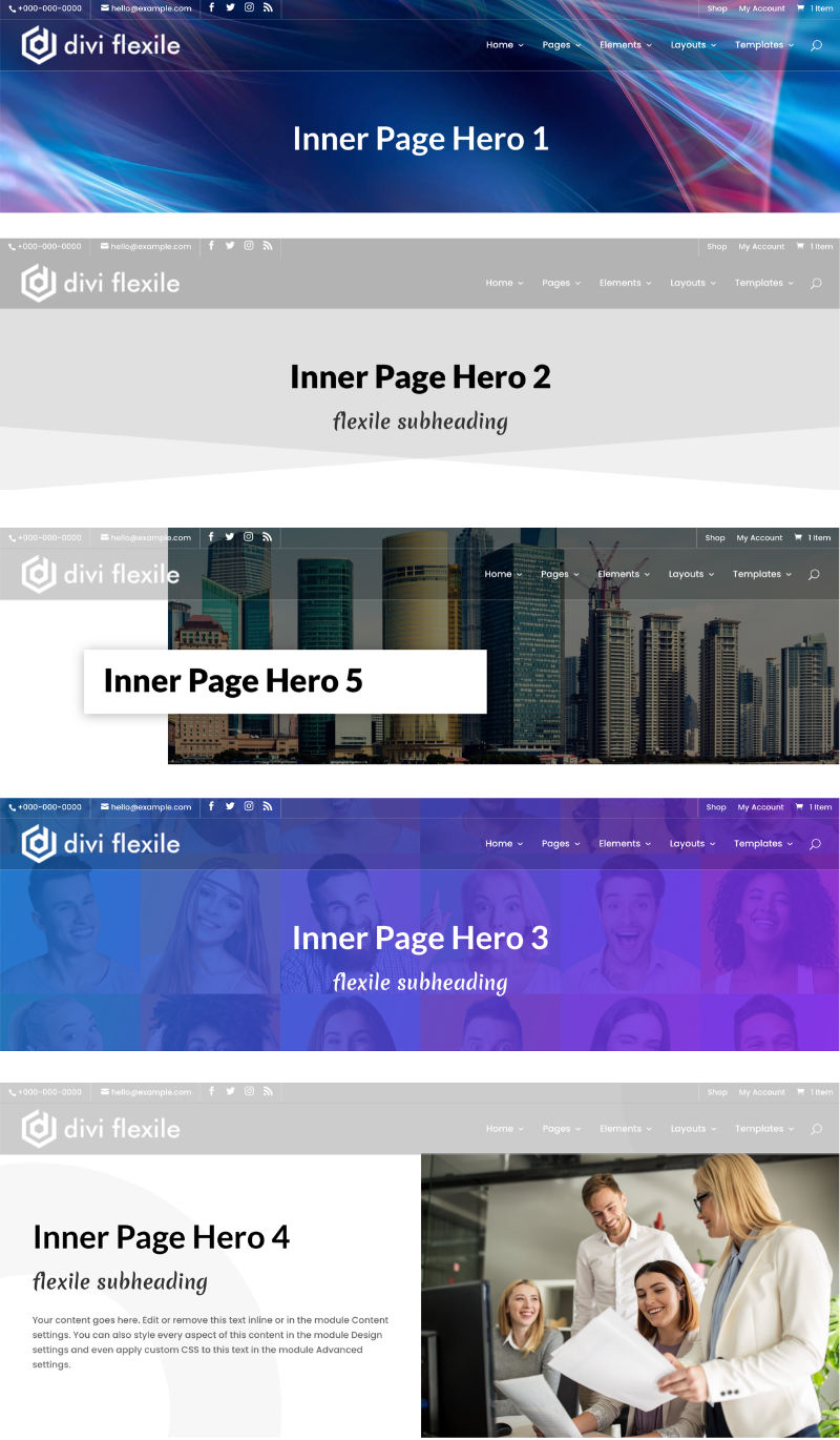 flexile inner page headers im 8