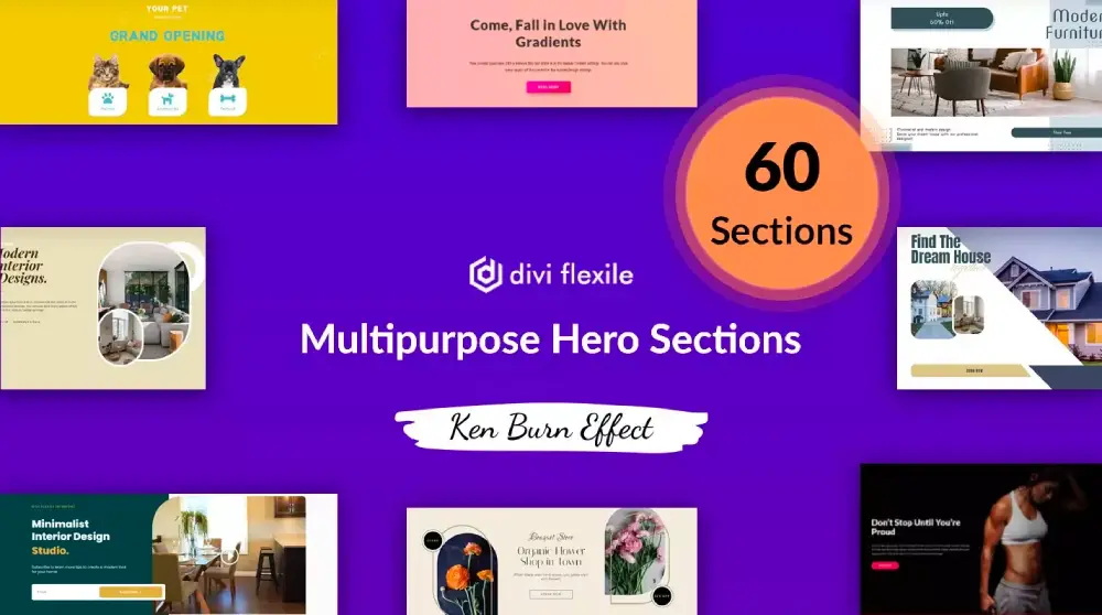 Divi Hero Sections