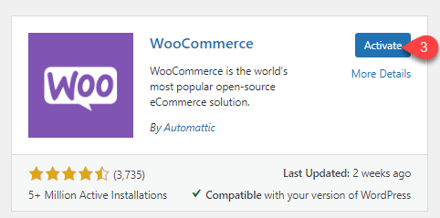 Activating WooCommerce for Divi