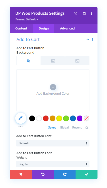 Add to Cart button design customization options