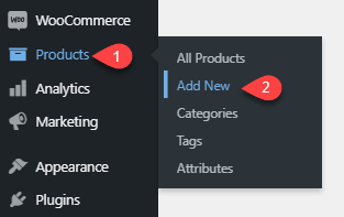 Adding a new WooCommerce product