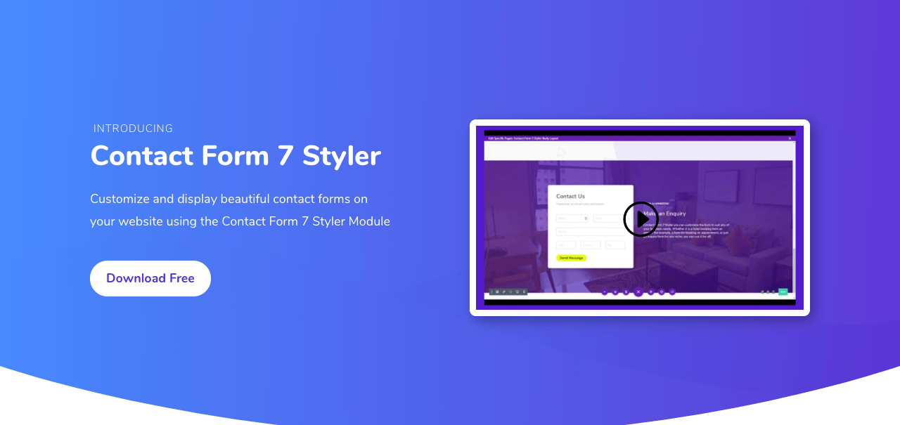 Contact Form 7 Styler for Divi