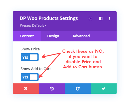 Divi Plus WooCommerce Pricing and Add to Cart button option