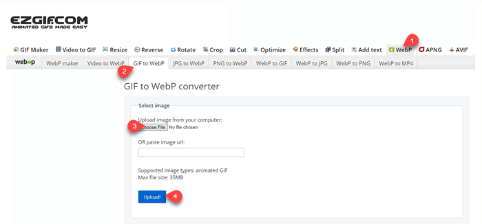 Convert Your WebP File to a GIF for Free