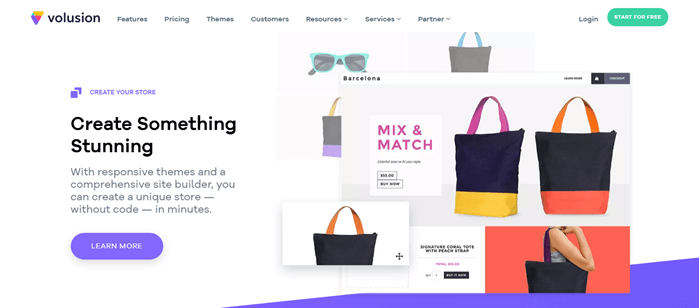 Volusion eCommerce website builder