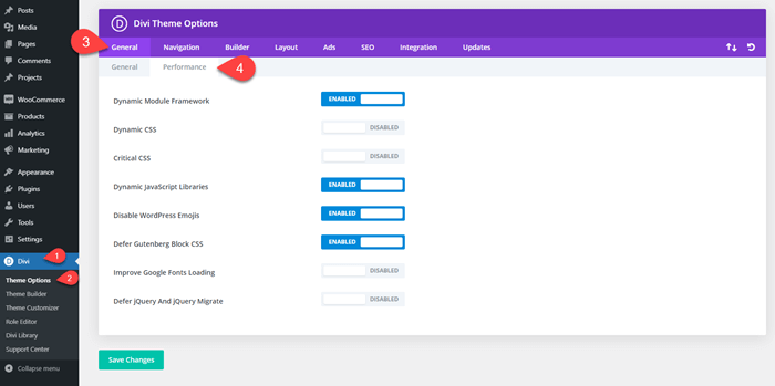 The New Divi Performance Panel