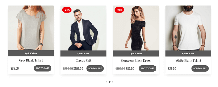 WooCommerce Products carousel with customized sale price text