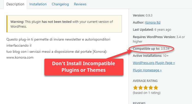 Incompatible plugins cause WordPress stuck in maintenance mode
