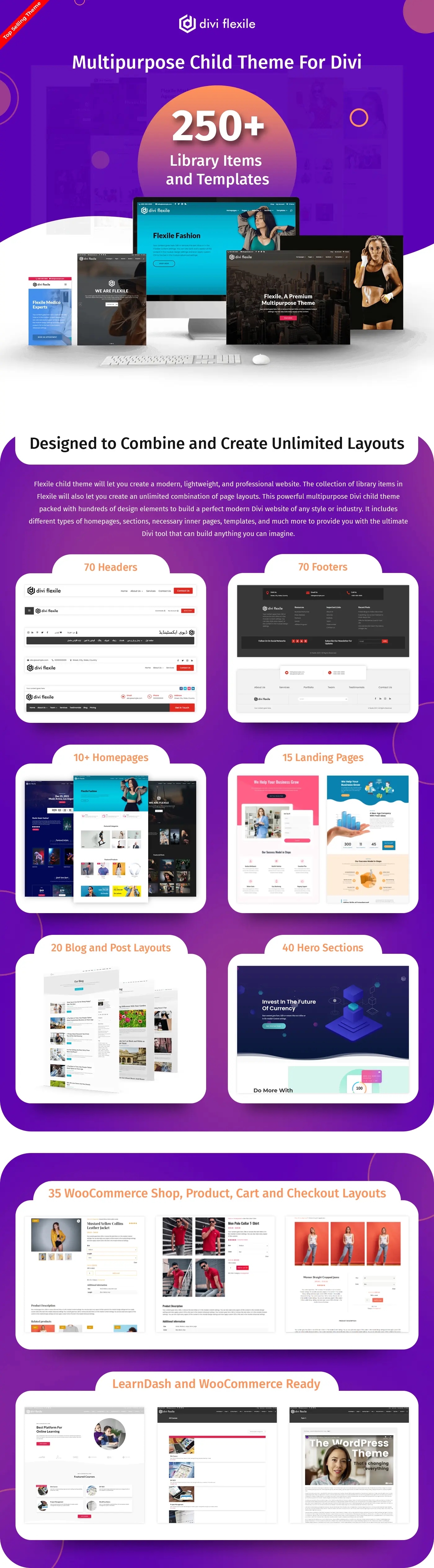 divi landing page template 8