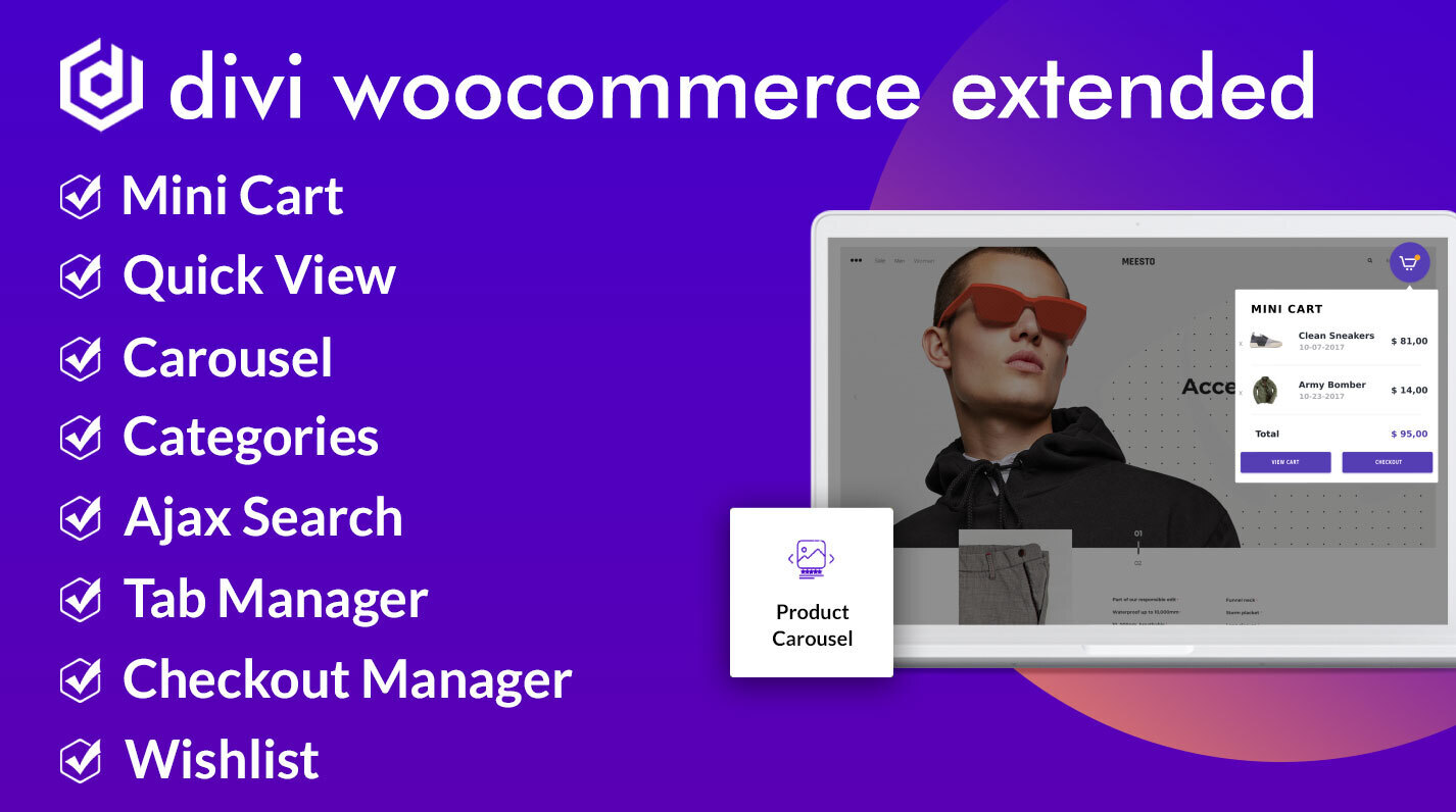 Divi WooCommerce Extended Plugin by DiviExtended