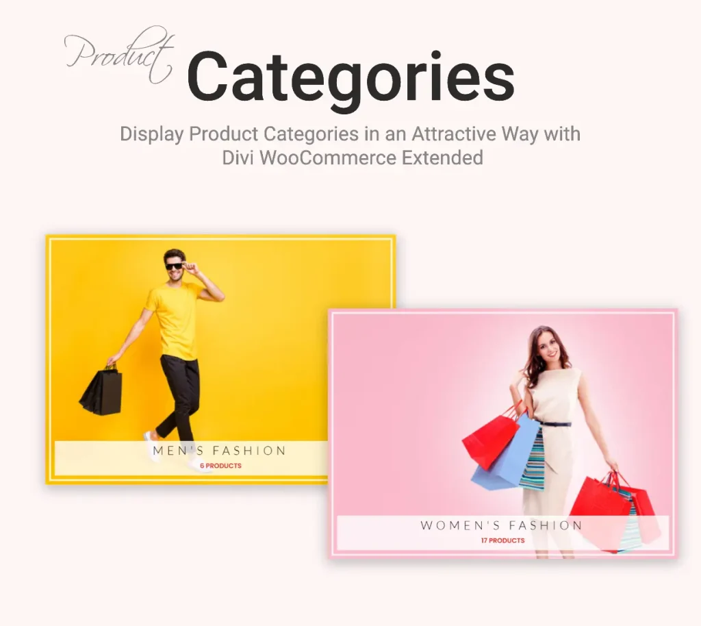 Divi Product category module