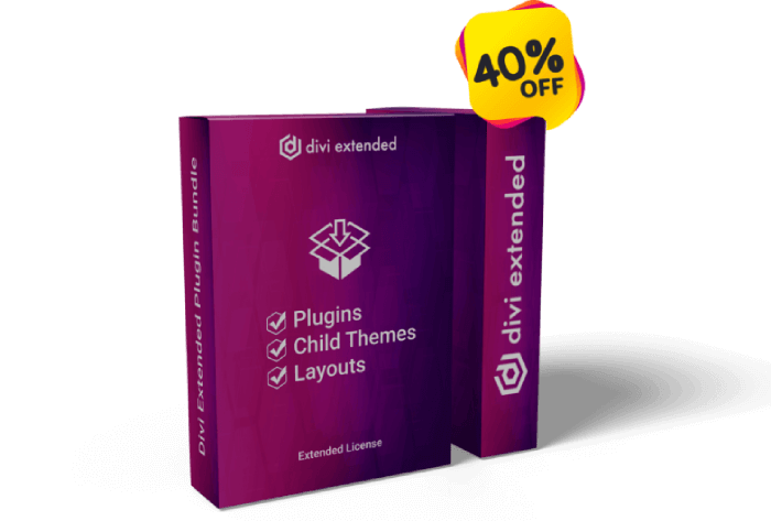 Divi Extended Lifetime Membership Black Friday 2021 discount