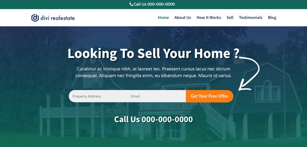 Home Buyers child theme for Divi